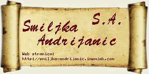 Smiljka Andrijanić vizit kartica